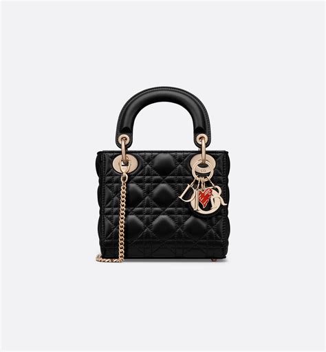 lady dior mini amarnath|Dioramour Mini Lady Dior Bag Black Cannage Lambskin .